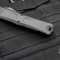 Microtech Combat Troodon Gen III OTF Knife- Interceptor Edge- Tactical- Black Handle- Black Blade 1217-1 TS