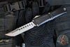 Microtech Combat Troodon Gen III OTF Knife- Hellhound Edge- Black Handle- Apocalyptic Finished Blade 1219-10 APS