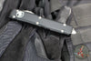 Microtech Ultratech OTF Knife- Double Edge- Black Double Edge- Apocalyptic Blade 122-10 AP