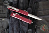 Microtech Ultratech OTF Knife- Double Edge- Merlot Red with Stonewash Blade 122-10 MR