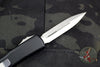 Microtech Ultratech OTF Knife- Double Edge- Black Handle- Stonewash Blade 122-10 SLIGHTLY USED