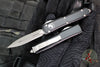 Microtech Ultratech OTF Knife- Black Handle- Part Serrated Apocalyptic Blade 122-11 AP