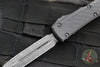 Microtech Ultratech OTF Knife- Double Edge- Carbon Fiber Top- Damascus Blade 122-16 CFS SN449