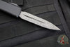 Microtech Ultratech OTF Knife- Double Edge- Black Handle- Damascus Blade 122-16 S SN861