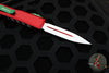 Microtech Ultratech OTF Knife- Double Edge- 2023 Christmas Finished Handle- White Finished Blade 122-1 CMAS