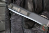 Microtech Ultratech OTF Knife-Double Edge- Tactical- Black Handle- Black DLC Blade 122-1 DLCT 2019