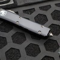Microtech Ultratech OTF Knife-Double Edge- Tactical- Black Handle- Black DLC Blade 122-1 DLCT