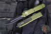Microtech Ultratech OTF Knife- Double Edge- OD Green Handle- Black Plain Edge 122-1 OD