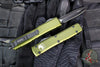 Microtech Ultratech OTF Knife- Double Edge- OD Green Handle- Black Plain Edge 122-1 OD