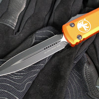 Microtech Ultratech OTF Knife- Orange Handle- Black Blade 122-1 OR