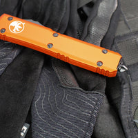 Microtech Ultratech OTF Knife- Orange Handle- Black Blade 122-1 OR