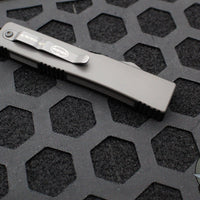 VINTAGE 2004 Microtech Ultratech Black Double Edge OTF Knife Black Tactical Blade 122-1 T
