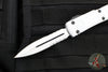 Microtech Stormtrooper Ultratech OTF Knife- Double Edge- White Handle- White Part Serrated Edge Blade 122-2 STD