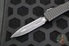 Microtech Ultratech OTF Knife- Double Edge- Tactical- Black Frag Handle-Black Full Serrated Edge Blade 122-3 TFRS