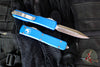 Microtech Ultratech OTF Knife- Double Edge- Blue With Satin Blade 122-4 BL