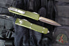 Microtech Ultratech OTF Knife- Double Edge- OD Green Handle- Satin Blade 122-4 OD