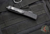 Microtech Sith Lord Ultratech OTF Knife- Double Edge- Black Tri-Grip Handle- Red Double Full Serrated Blade 122-D3 SL