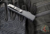 Microtech Ultratech OTF Knife- Double Edge- Tactical- Black Handle- Black Double Full Serrated Blade 122-D3 T