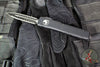 Microtech Ultratech OTF Knife- Double Edge- Tactical- Black Handle- Black Double Full Serrated Blade 122-D3 T 2020