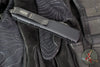 Microtech Ultratech OTF Knife- Double Edge- Tactical- Black Handle- Black Double Full Serrated Blade 122-D3 T 2020