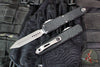 Microtech Ultratech OTF Knife- GEN IV- Topographic Series- Spartan Edge- Black Finished Handle- Apocalyptic Finished Plain Edge Blade 12234TP-10 APS
