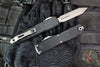 Microtech Ultratech OTF Knife- GEN IV- Topographic Series- Spartan Edge- Black Finished Handle- Apocalyptic Finished Plain Edge Blade 12234TP-10 APS