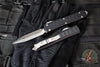 Microtech Ultratech II- Stepped Chassis- Black Double Edge OTF Knife Stonewash Plain Edge Blade 122II-10 S