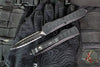 Microtech Ultratech II OTF Knife- Stepped Chassis- Double Edge- Tactical- Black Double Full Serrated Blade 122II-D3 TS