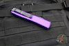 Microtech Ultratech OTF Knife- Tanto Edge- Purple Handle- Black Blade 123-1 PU