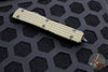 Microtech Ultratech OTF Knife- Tanto Edge- Frag Pattern OD Green G-10 Top- Black Plain Edge Blade 123-3 FRGTODS