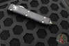 Microtech Ultratech OTF Knife- Tanto Edge- Black Handle- Satin Full Serrated Blade 123-6