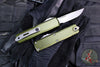 Microtech UTX-85 OTF Knife- GEN IV- Single Edge- OD Green Handle- Apocalyptic Blade 12314-10 APOD