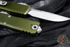 Microtech UTX-85 OTF Knife- GEN IV- Single Edge- OD Green Handle- Apocalyptic Blade 12314-10 APOD