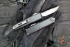 Microtech UTX-85 OTF Knife- GEN IV- Single Edge- Black Handle- Apocalyptic Blade 12314-10 AP