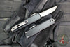 Microtech UTX-85 OTF Knife- GEN IV- Single Edge- Black Handle- Apocalyptic Part Serrated Blade 12314-11 AP
