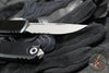 Microtech UTX-85 OTF Knife- GEN IV- Single Edge- Black Handle- Apocalyptic Part Serrated Blade 12314-11 AP
