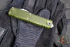 Microtech UTX-85 OTF Knife- GEN IV- Single Edge- OD Green Handle- Stonewash Part Serrated Blade 12314-11 OD
