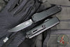 Microtech UTX-85 OTF Knife- GEN IV- Single Edge- Tactical- Black Handle- Black Blade 12314-1 T