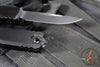Microtech UTX-85 OTF Knife- GEN IV- Single Edge- Tactical- Black Handle- Black Blade 12314-1 T