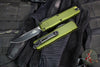 Microtech UTX-85 OTF Knife- GEN IV- Single Edge- OD Green Handle- Black Blade 12314-1 OD