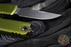 Microtech UTX-85 OTF Knife- GEN IV- Single Edge- OD Green Handle- Black Blade 12314-1 OD