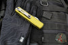 Microtech UTX-85 OTF Knife- GEN III- Double Edge- OD Green Handle- Stonewash Blade 1232-10 OD