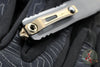 Marfione Select UTX-85 OTF Knife- GEN III- Double Edge- Black Handle- Baker Forge Coppermai Damascus Blade 1232-16 MS1