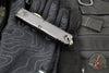 Marfione Select UTX-85 OTF Knife- GEN III- Double Edge- Black Handle- Baker Forge Coppermai Damascus Blade 1232-16 MS1