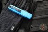 Microtech UTX-85 OTF Knife- GEN III- Double Edge- Blue Handle- Black Blade 1232-1 BL