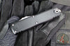 Microtech UTX-85 OTF Knife- GEN IV- Double Edge- Black Handle- Apocalyptic Finished Part Serrated Blade 12324-11 AP