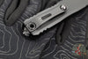 Microtech UTX-85 OTF Knife- GEN IV- Double Edge- Tactical- Black Handle- Black Part Serrated Blade 12324-2 T