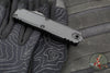 Microtech UTX-85 OTF Knife- GEN IV- Double Edge- Tactical- Black Handle- Black Part Serrated Blade 12324-2 T