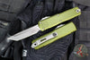 Microtech UTX-85 OTF Knife- GEN IV- Tanto Edge- OD Green Handle- Apocalyptic Finished Blade 12334-10 APOD