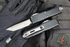 Microtech UTX-85 OTF Knife- GEN IV- Tanto Edge- Black Handle- Apocalyptic Finished Blade 12334-10 AP